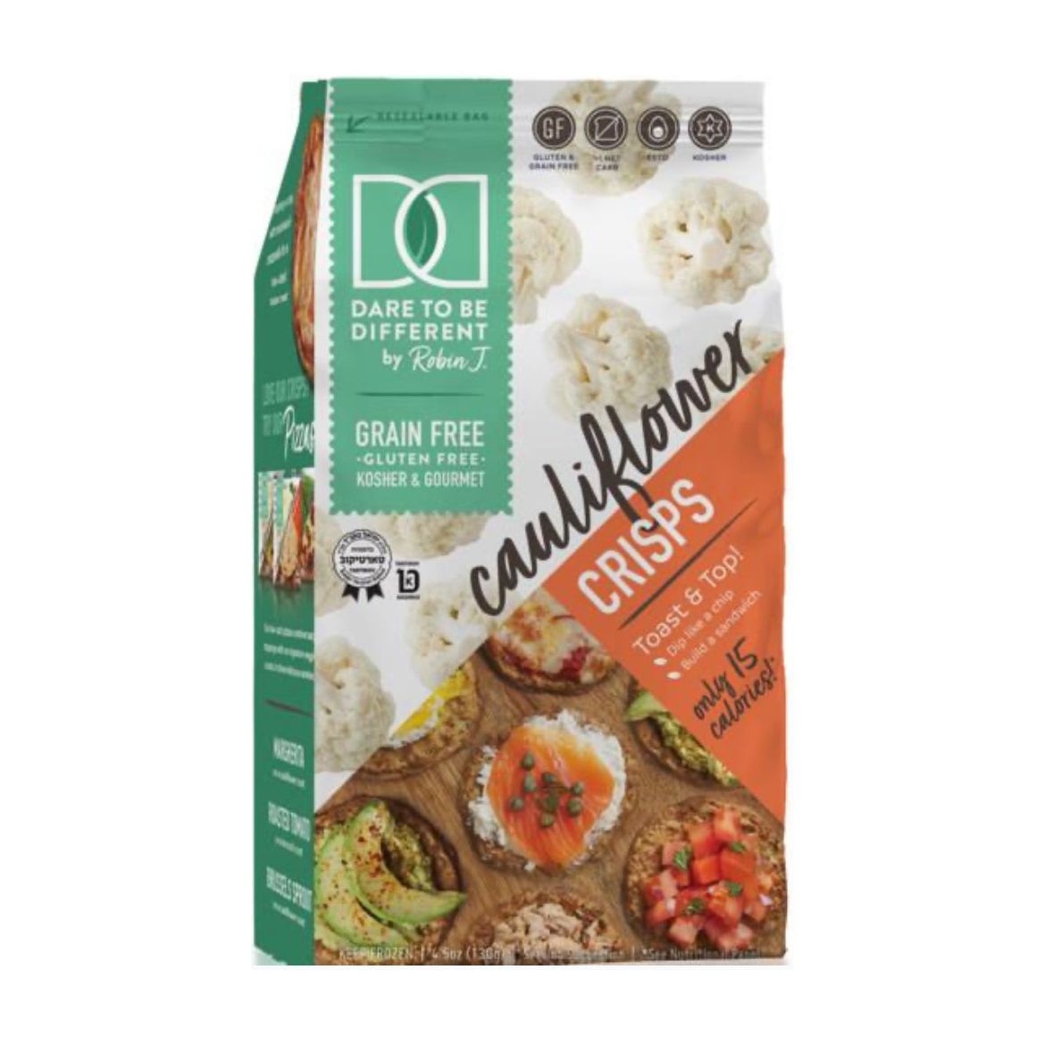 DARE TO BE DIFFERENT CAULIFLOWER CRISPS