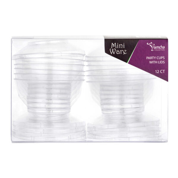 MiniWare Party Cups Lids (12 count)