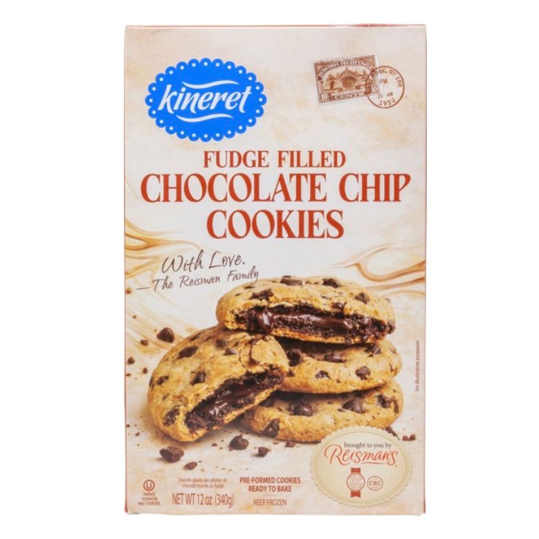 Kinneret Chocolate Chip Fudge Cookies Frozen 12 oz