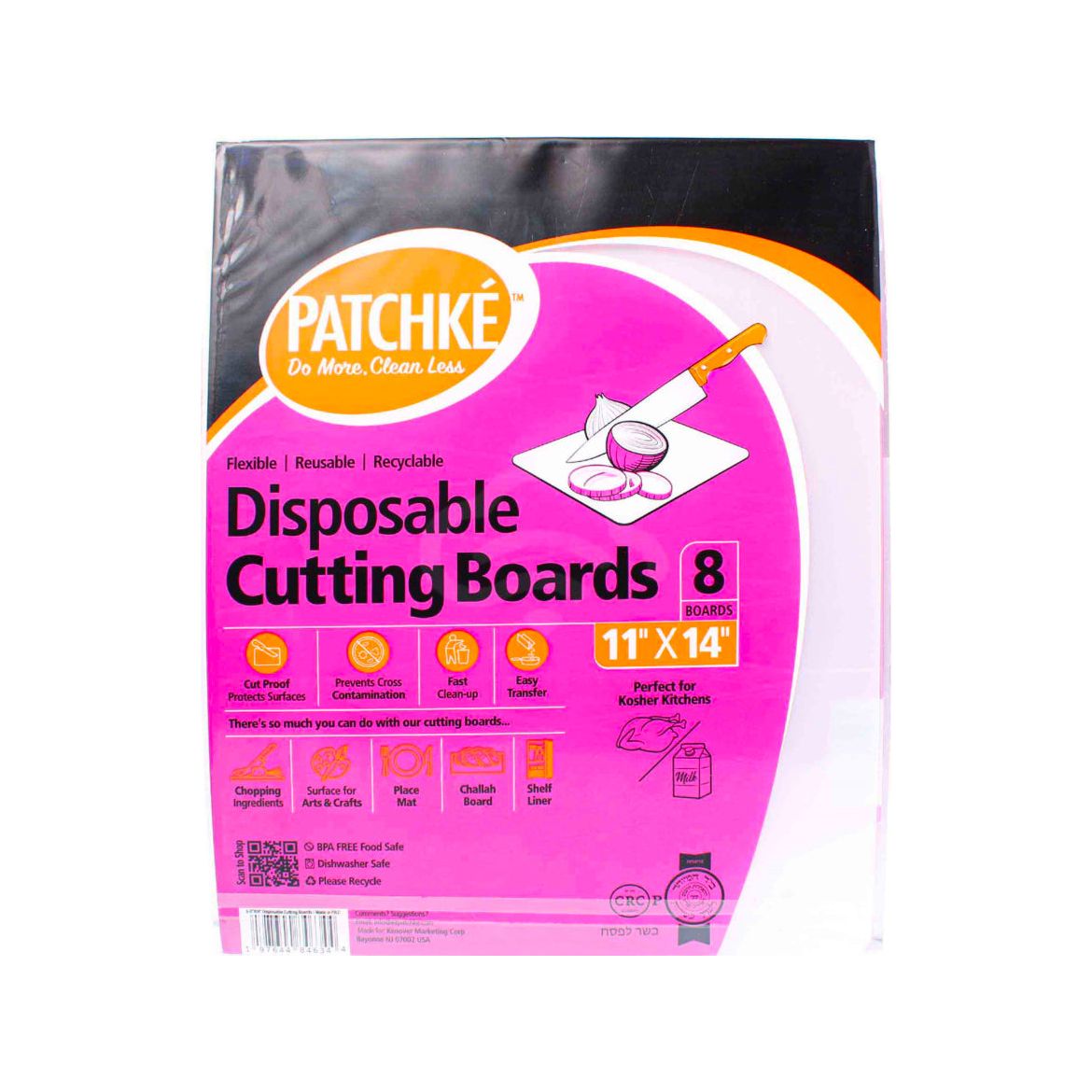 PATCHKE DISPOSABLE CUTTING BOARD - 8 count