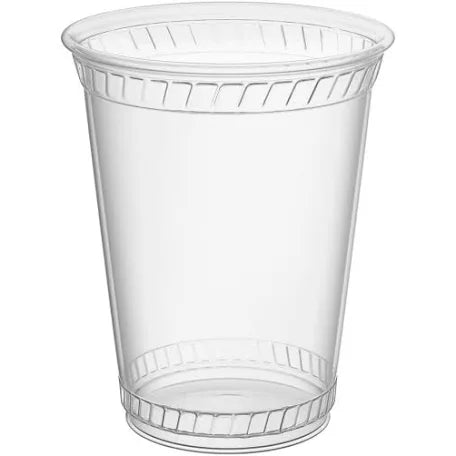 16 oz Clear Cups with Lids, 10 pack