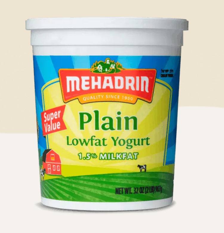 MEHADRIN - YOGURT--PLAIN 32 OZ