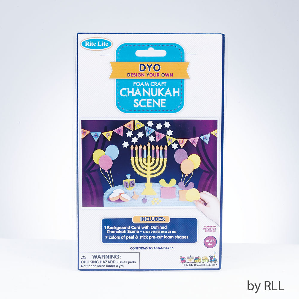 Chanukah Foam Scene