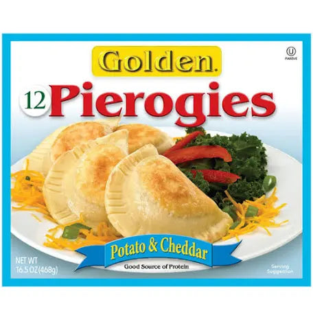 Golden Potato and Cheese Pierogies