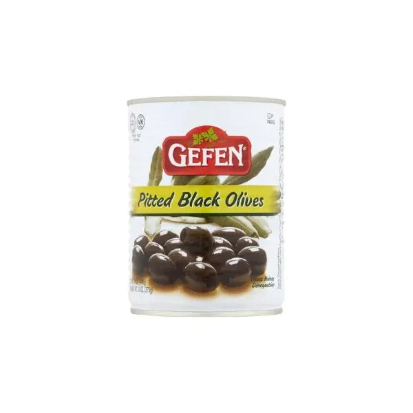 GEFEN PITTED BLACK OLIVES