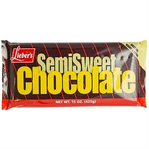Liebers semisweet baking chocolate
