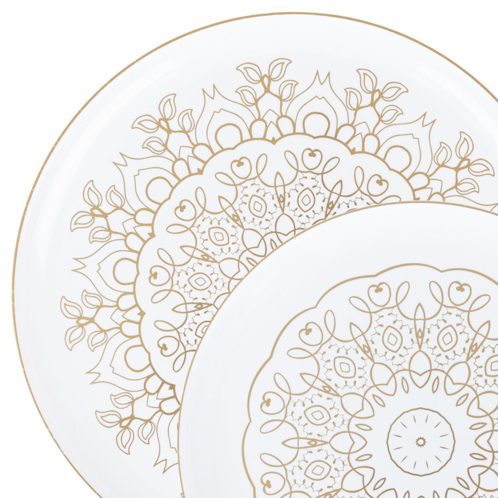 Medallion Combo Plates (7" & 10") (20 Count)