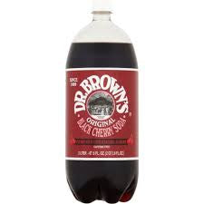 Dr. Brown Black Cherry Soda 2 LT