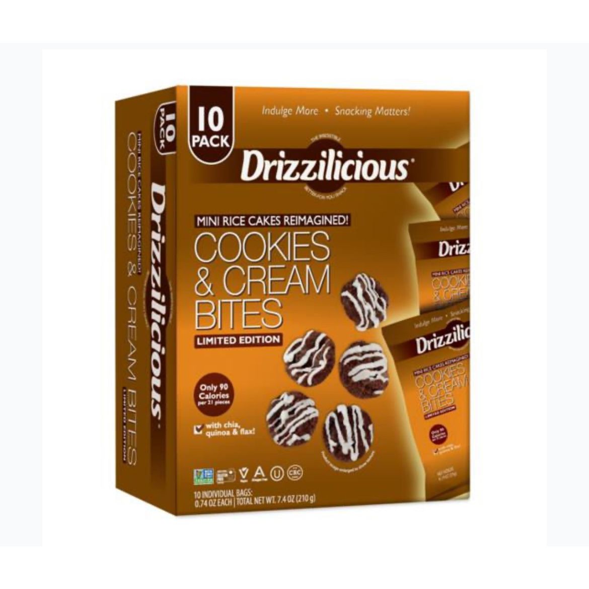 Drizzilicious Cookies and Cream 10 Pack
