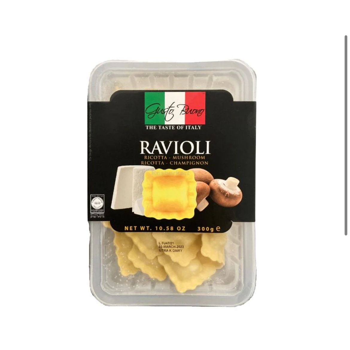 Gusto Bueno Mushroom Cheese Ravioli