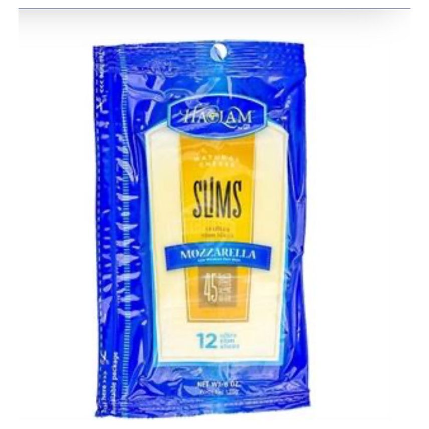 Haalom Mozzarella Slims Sliced