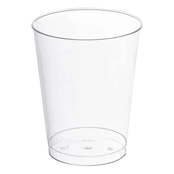 10 oz Clear Round Plastic Cups 16 pack