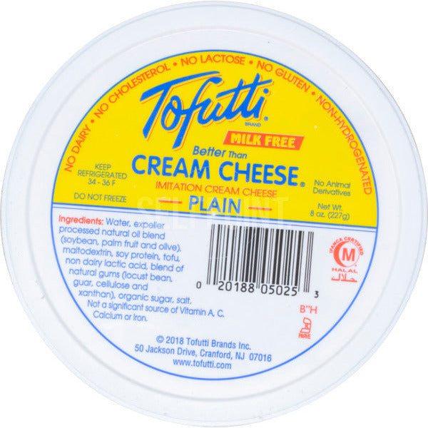 Tofutti Cream Cheese-Plain