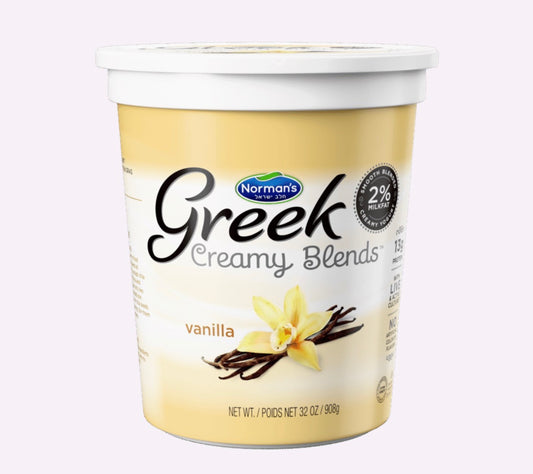 NORMANS GREEK YOGURT--VANILLA 32 OZ