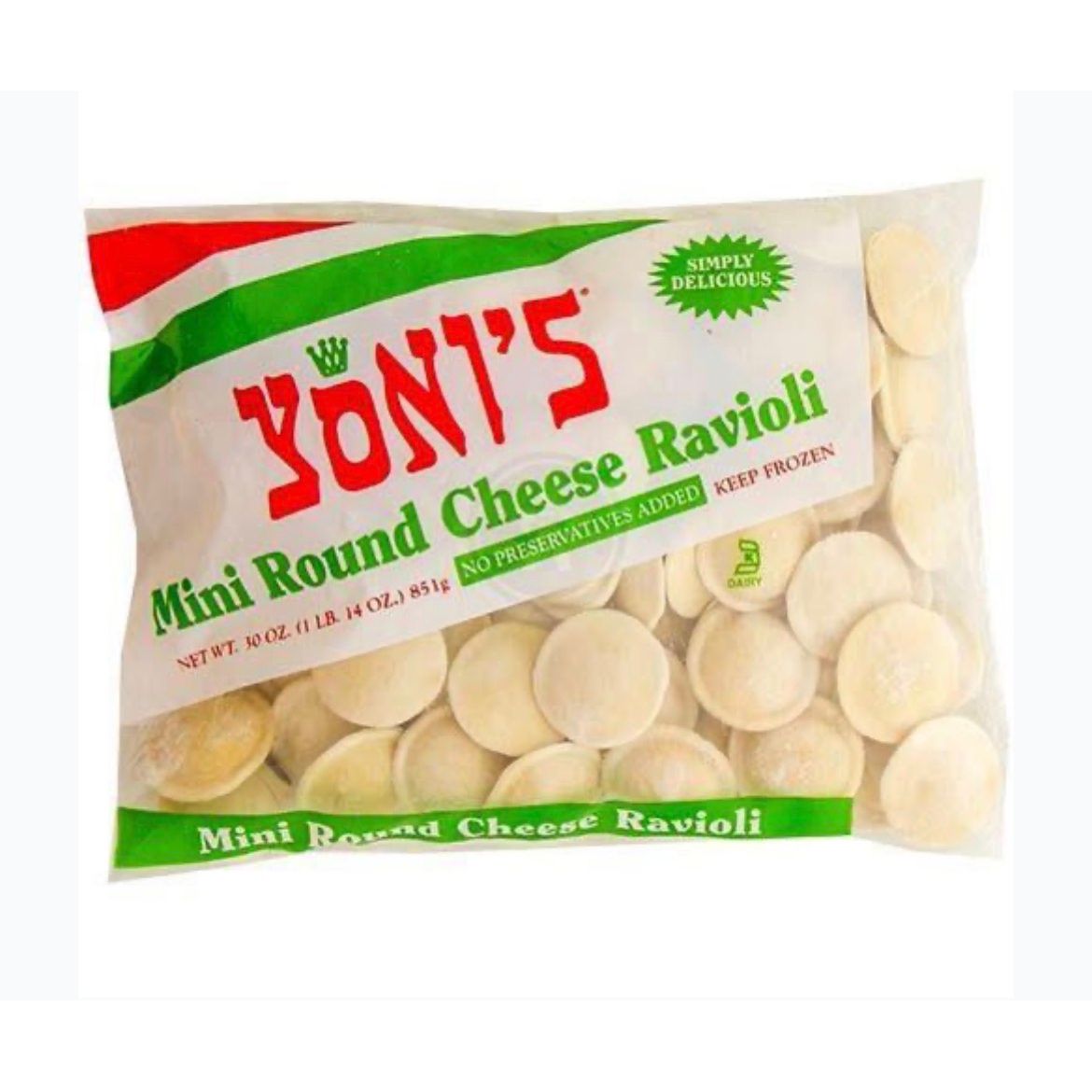 Yoni Mini Cheese Round Ravioli