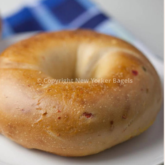 New Yorker Bagels Jalapeno Red Pepper Bagels