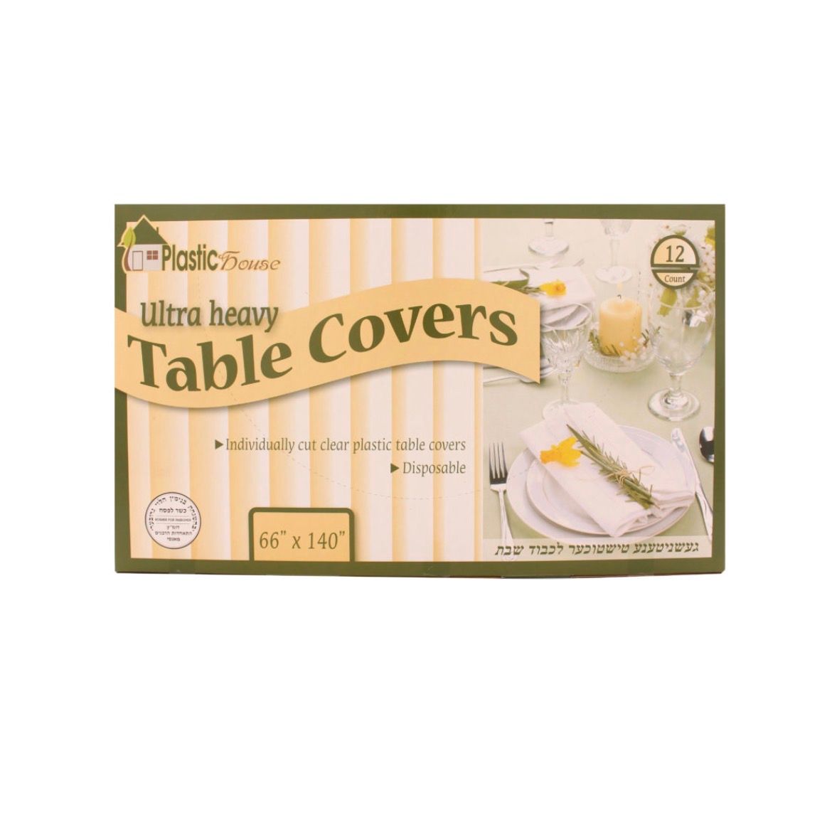 Ultra Table Covers 66x140 12 ct