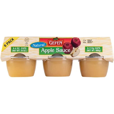 GEFEN NATURAL APPLE SAUCE CUPS