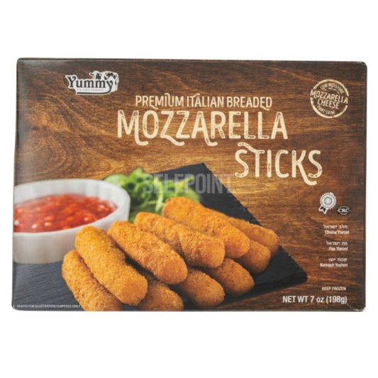 Yummy Frozen Breaded Mozzarella Sticks 7 oz
