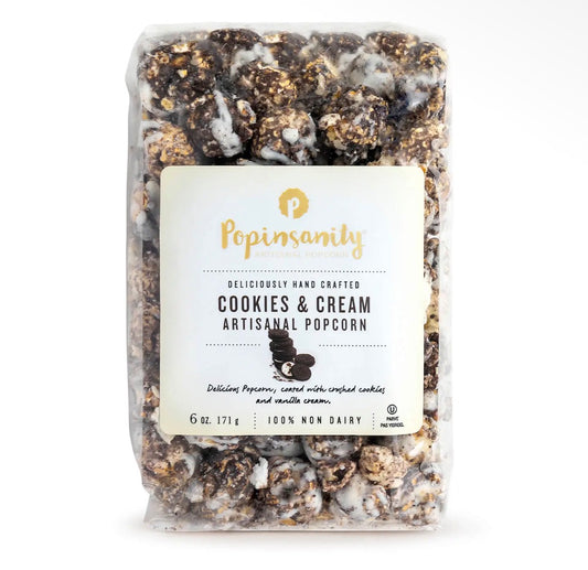 Popinsanity Popcorn Cookies and Cream