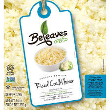 Beleaves Riced Cauliflower