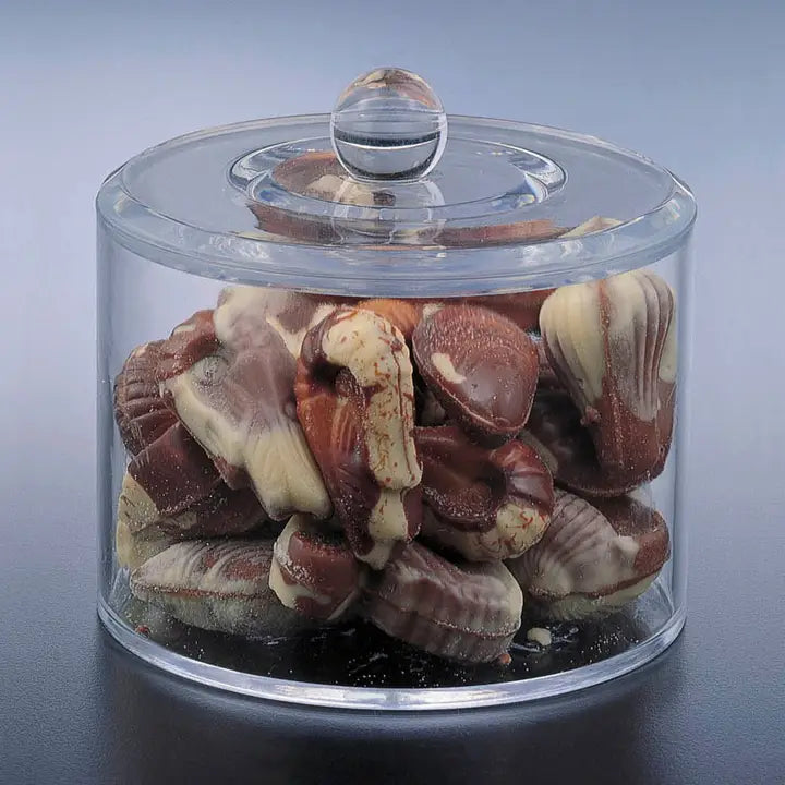 Small Clear Acrylic Round Candy Box