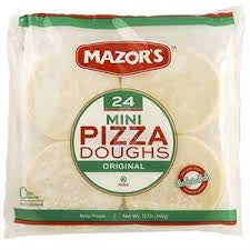 Mazor’s Mini Pizza Dough 24/pack