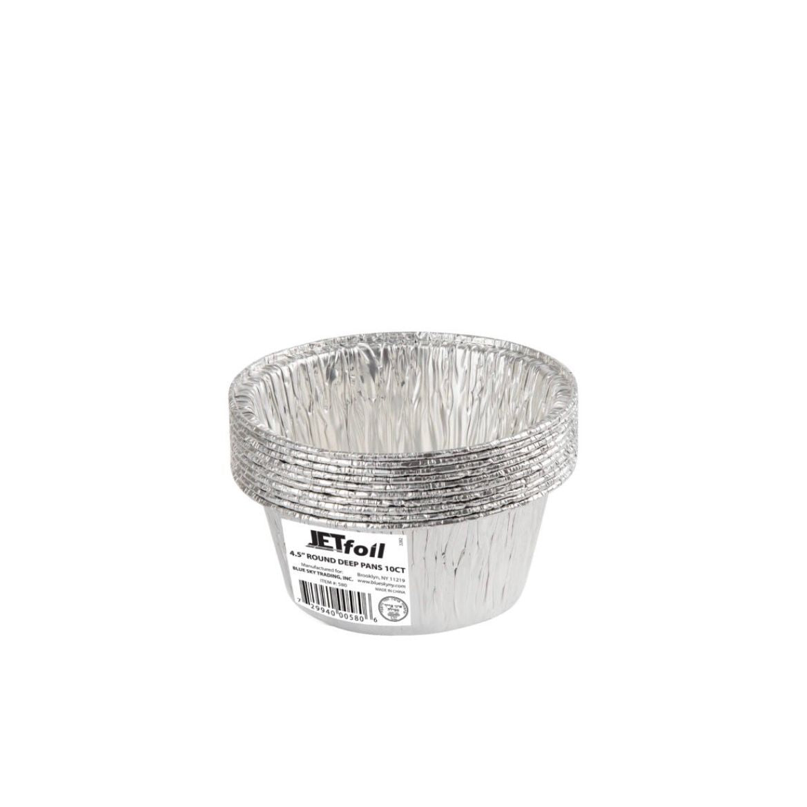 4 1/2 Round Deep Pan 10 count