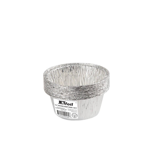 4 1/2 Round Deep Pan 10 count