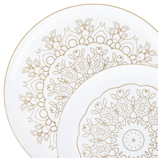 Medallion Combo Plates (7" & 10") (20 Count)