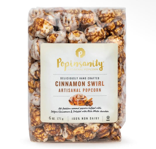 Popinsanity Popcorn Cinnamon Swirl