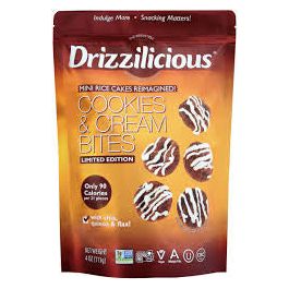 Drizzilicious Cinnamon Cookies & Cream Bites 4 oz bag