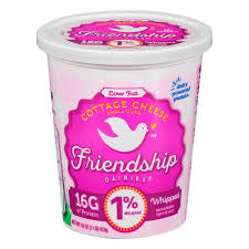 FRIENDSHIP COTTAGE CHEESE 1% WHIPPED