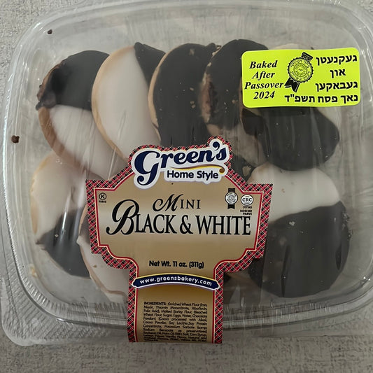 Green's Mini Black and White Cookies