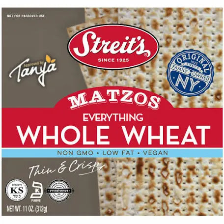 Streit’s Whole Wheat Everything Matza