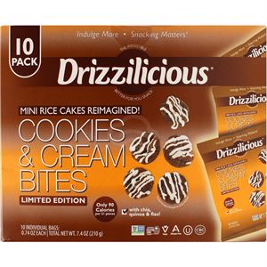 Drizzilicious Cookie N Cream Bites 10 pk