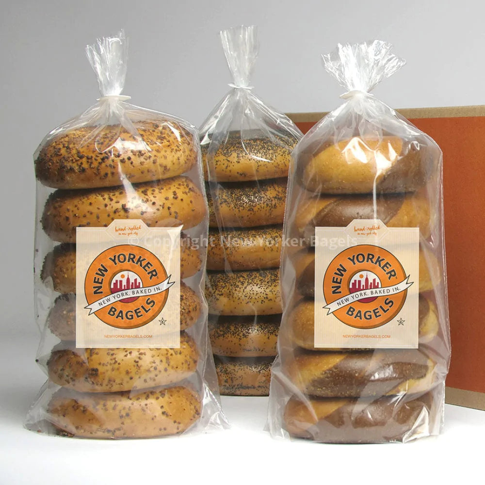 New Yorker Bagels Whole Wheat Everything Bagels