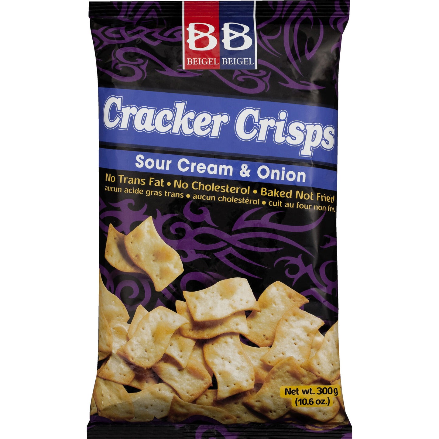 B&B Sour Cream & Onion Cracker Crisps (nish nosh crackers)