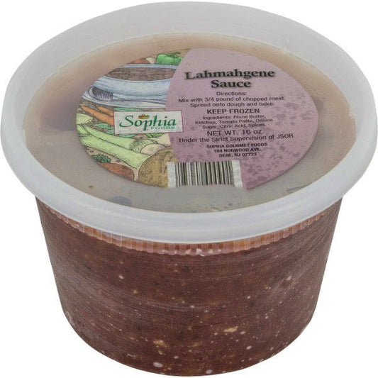 Sophia’s Lahmahgene Sauce